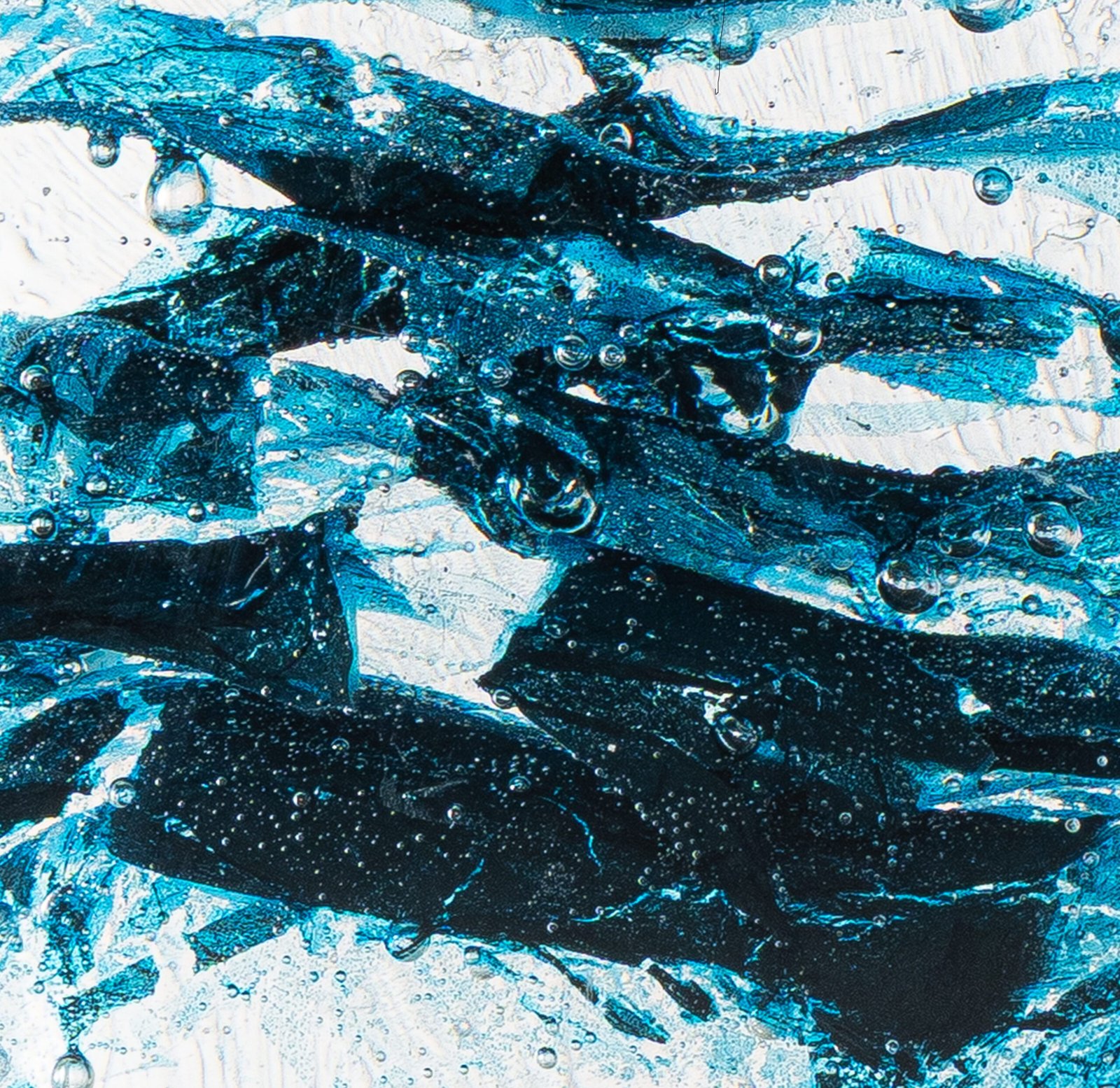 Détails pâte de verre